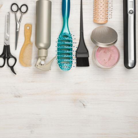 Photo of brushes and hair clippers